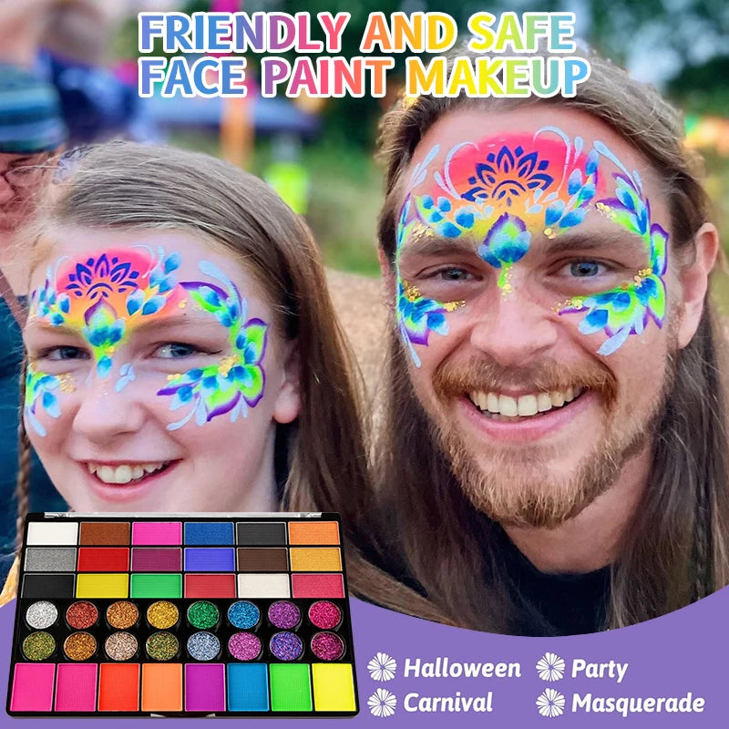 42-Color Professional Face and Body Paint Palette - 8