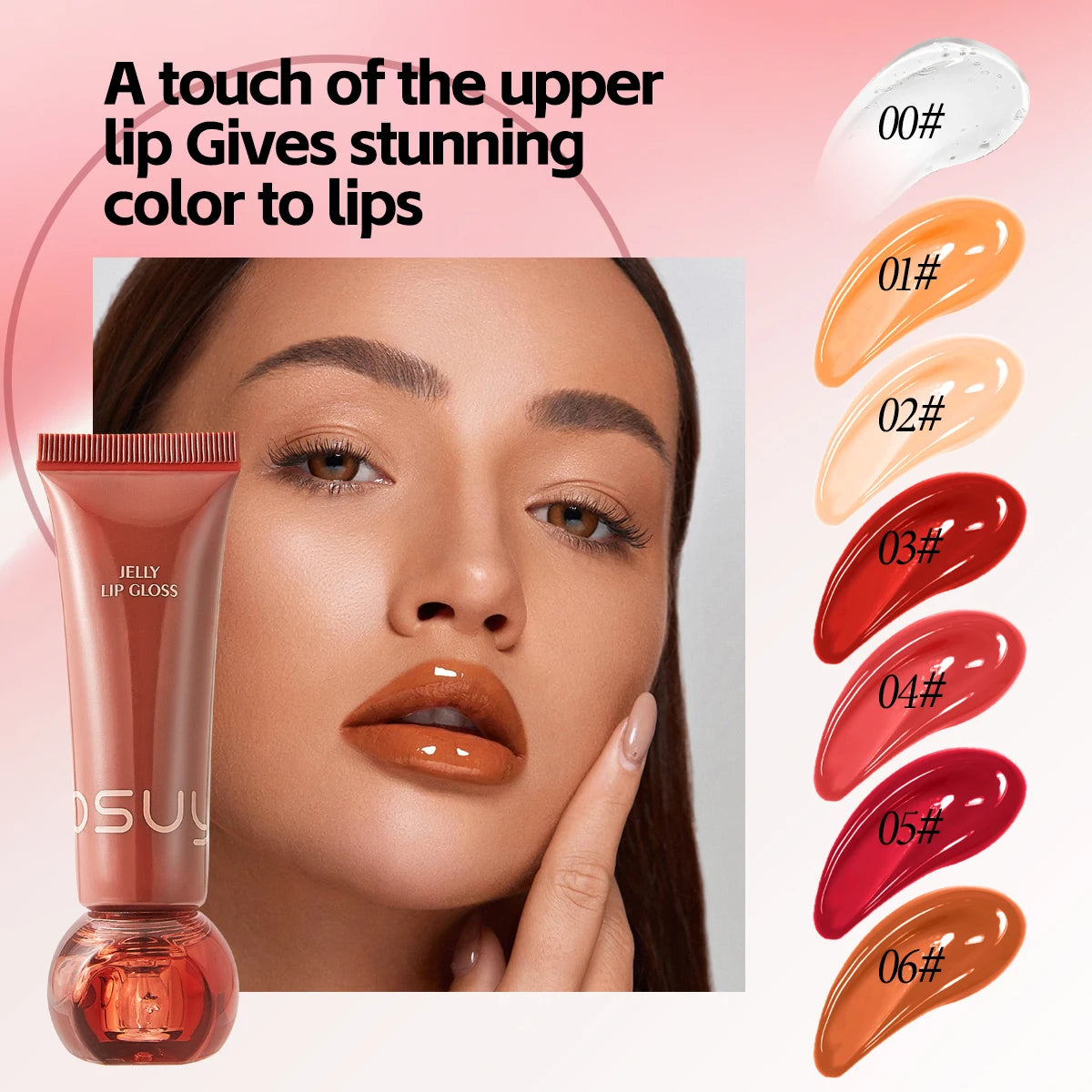 Long-Lasting Moisturizing Jelly Lip Gloss - 2