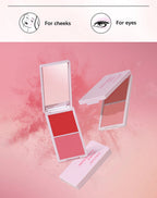 2-in-1 Cream and Powder Face Blush Duo