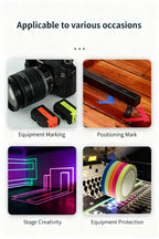 Fluorescent Neon Glow Tape Set for UV Parties and Events