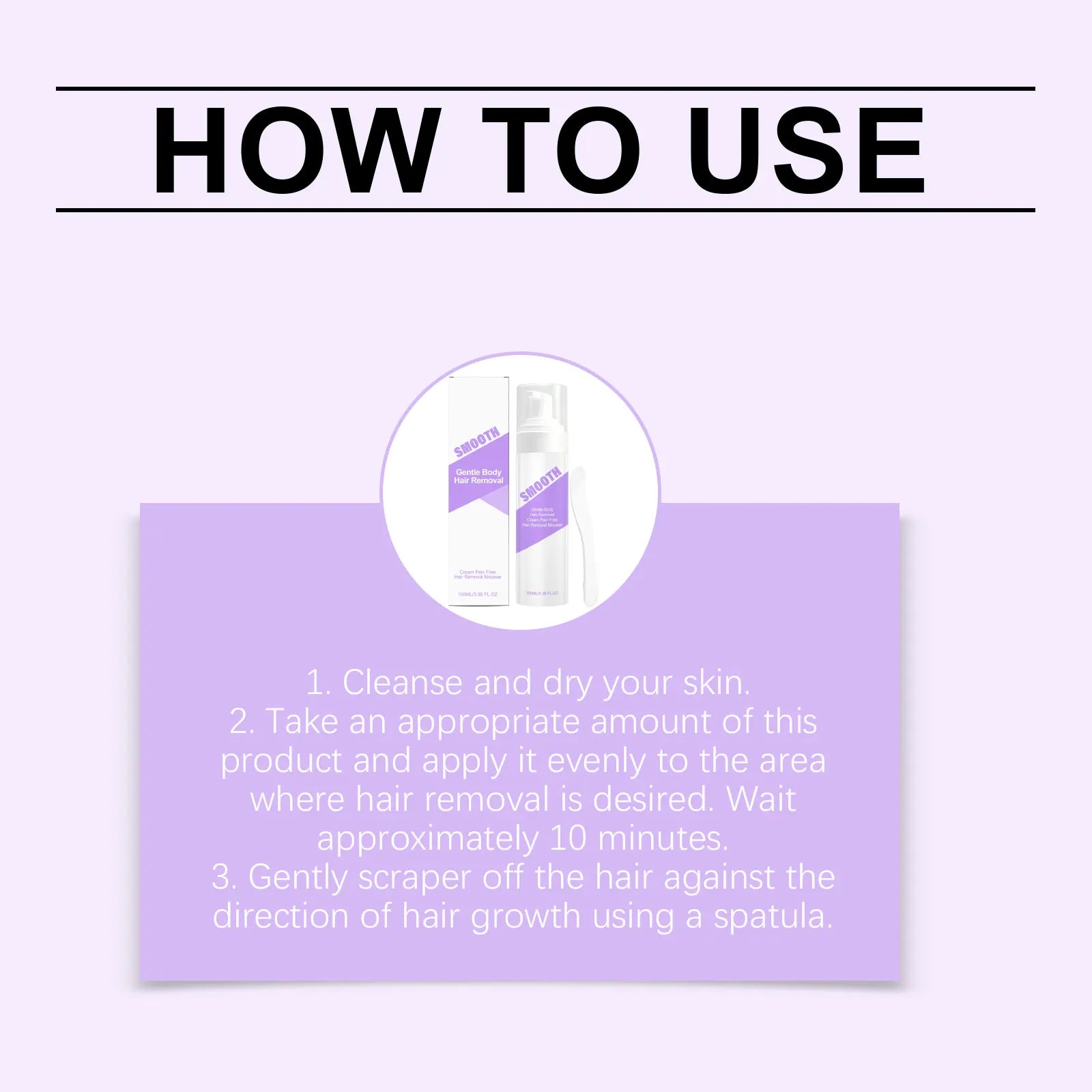 Painless Hair Removal Foam Mousse for Smooth Skin - 12