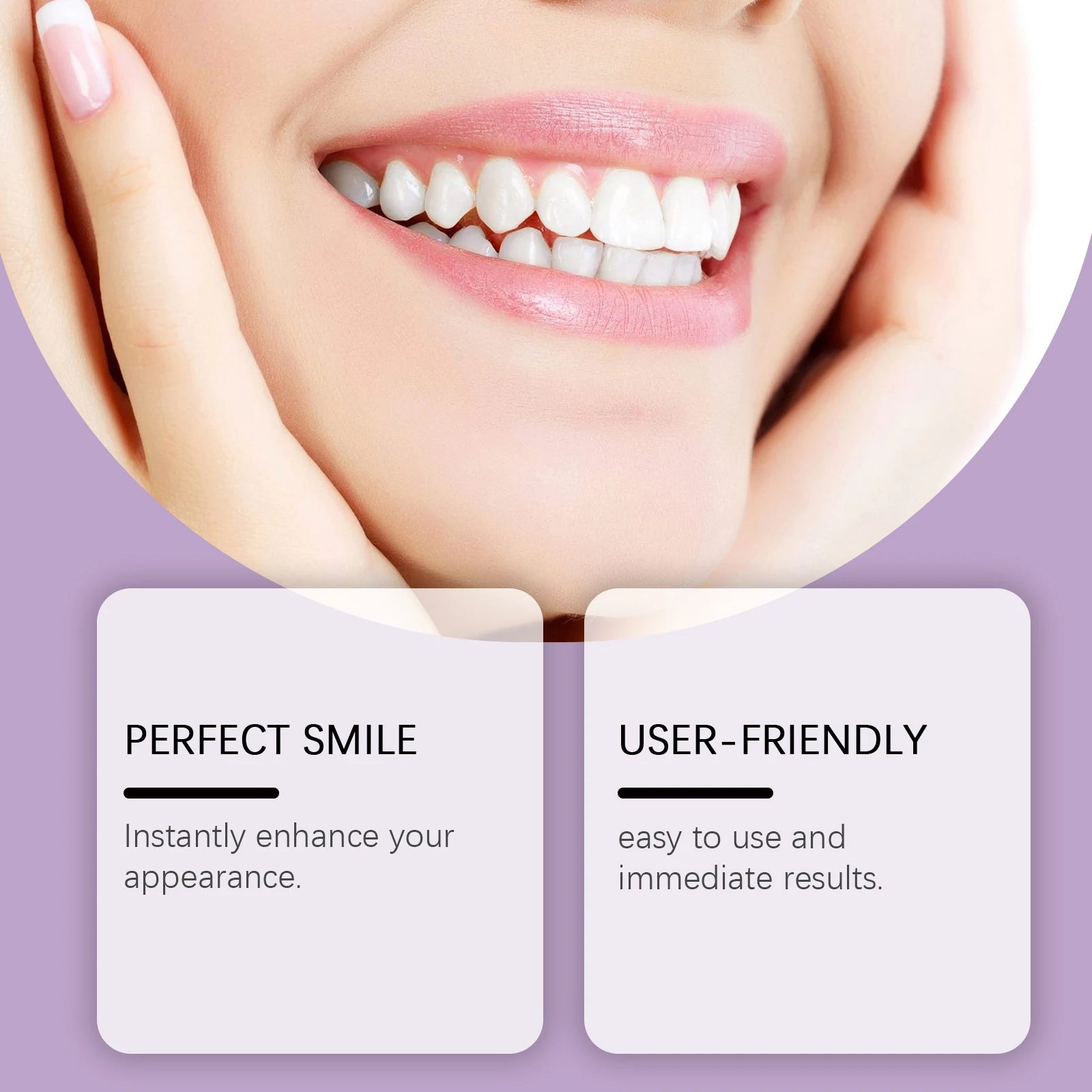 Cosmetic Silicone Denture Set for Instant Natural Smile - 8