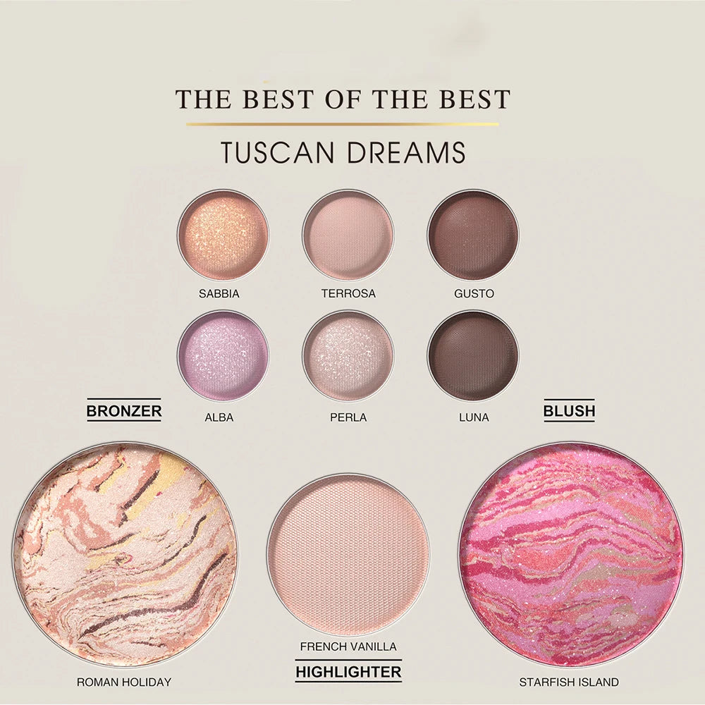 All-in-One 9-Color Face and Eye Makeup Palette - 6