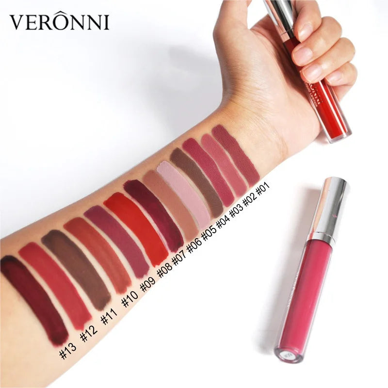 Long-Lasting Waterproof Matte Liquid Lipstick