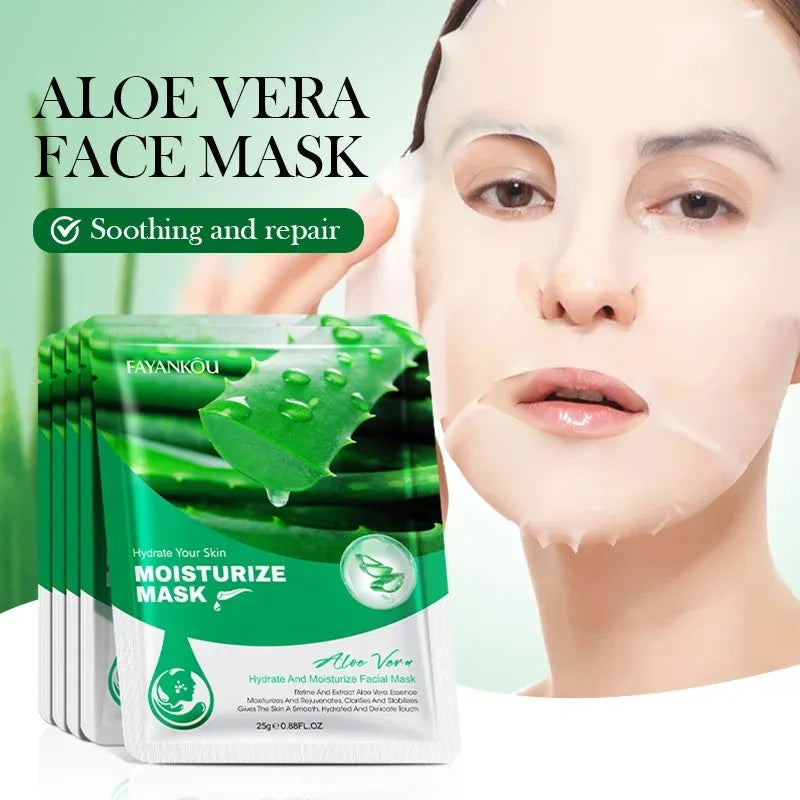 10-Piece Fruit Essence Hydrating and Brightening Facial Mask Set