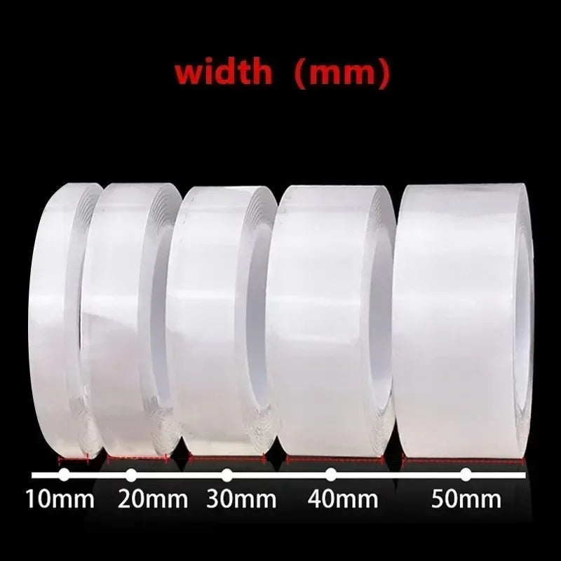 Reusable Transparent Double-Sided Nano Mounting Tape