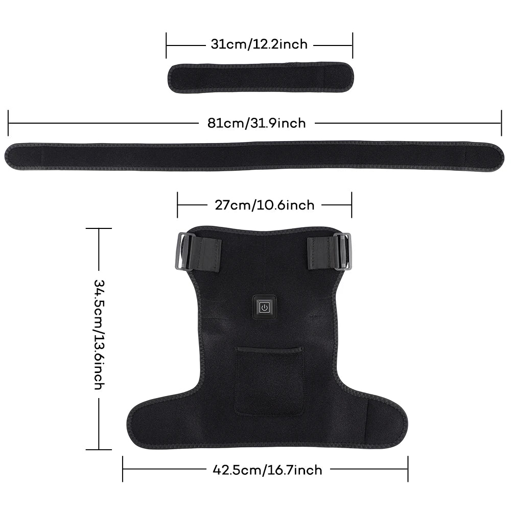 Red Light Therapy Heated Shoulder Support Wrap