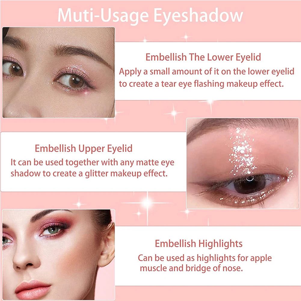 Waterproof Shimmer Liquid Glitter Eyeshadow - 14