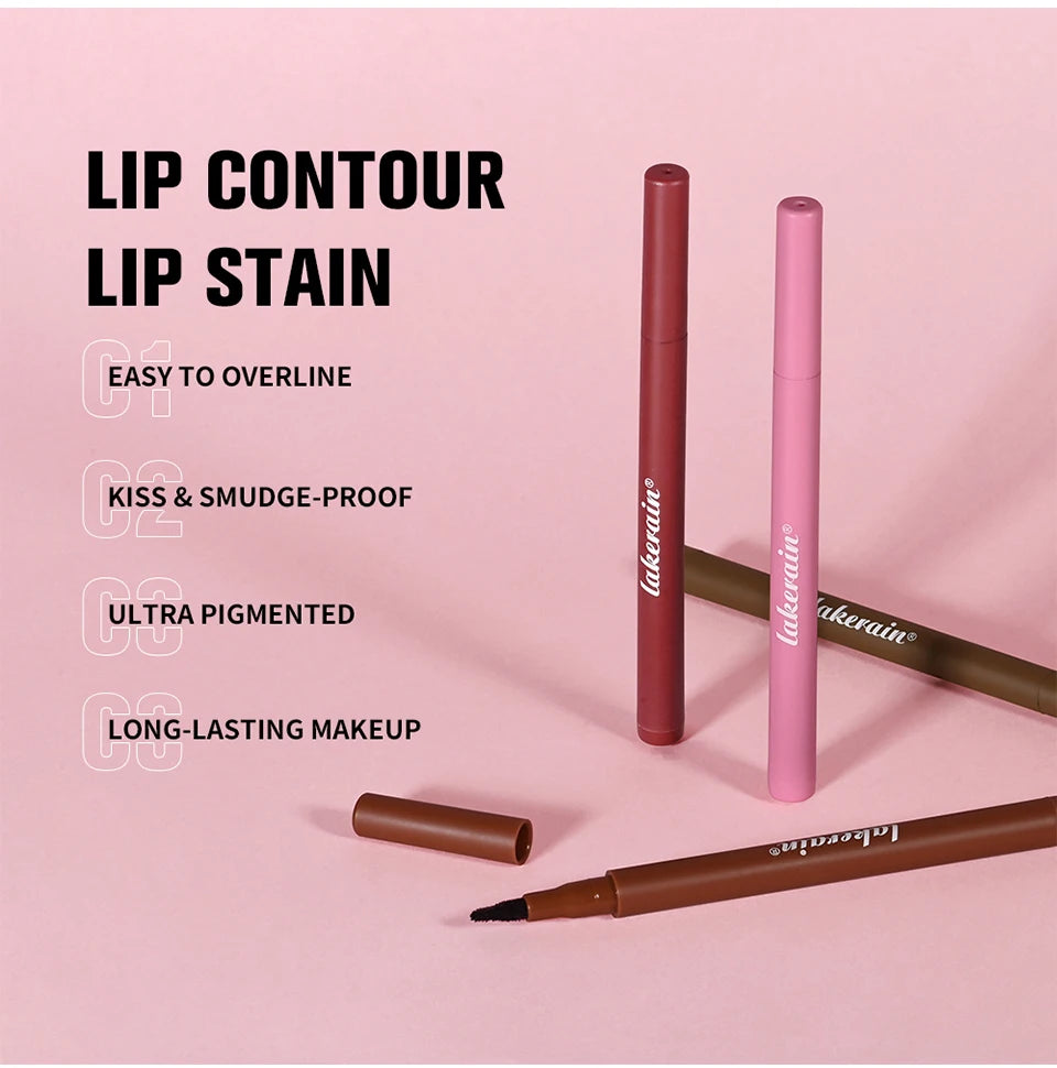 Waterproof Felt-Tip Lip Liner Stain for Sculpted Lips