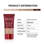 Matte Liquid Foundation and Dual-Ended Makeup Brush Set