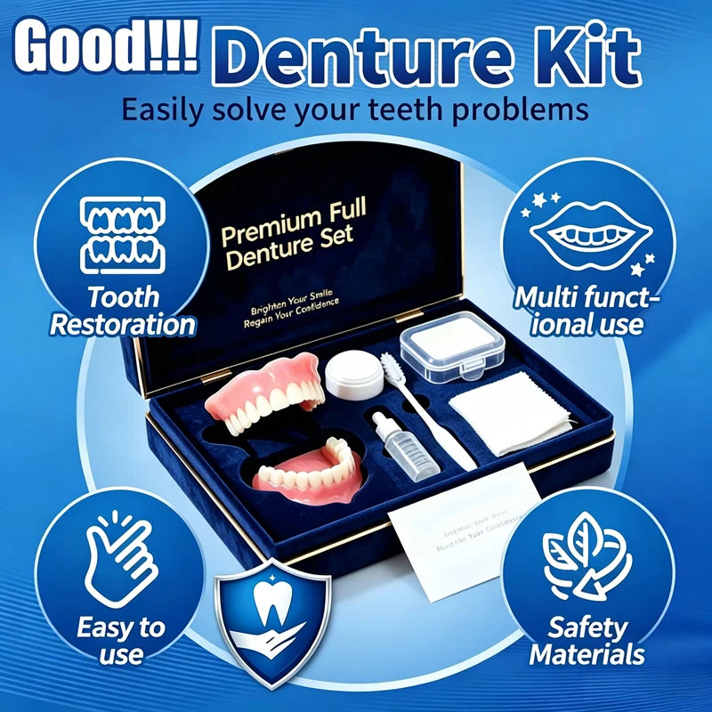 Cosmetic Denture Kit for Instant Smile Restoration