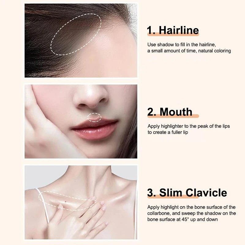 Waterproof Hairline Shadow Powder for Thicker Hair