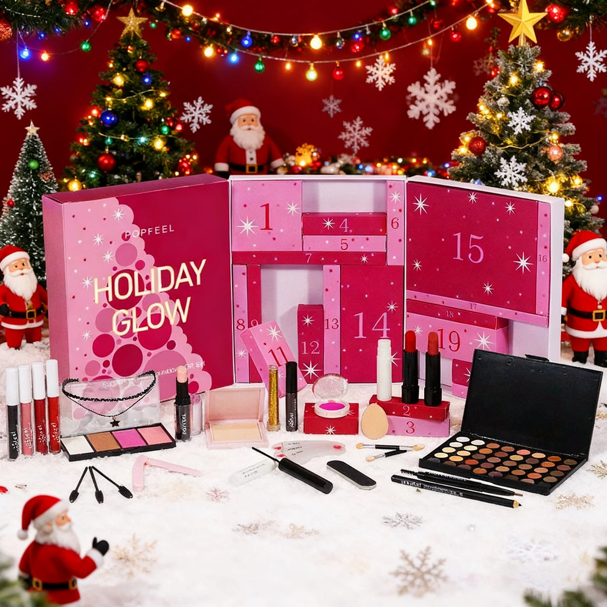 Holiday Makeup Advent Calendar Gift Set