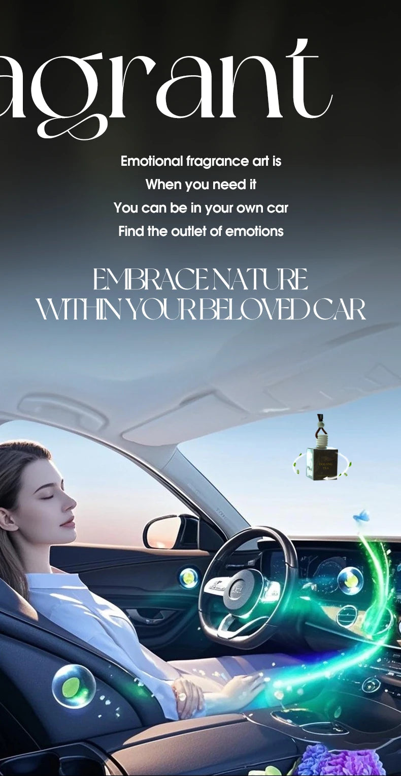 Tea Scented Hanging Car Air Freshener Set - 8
