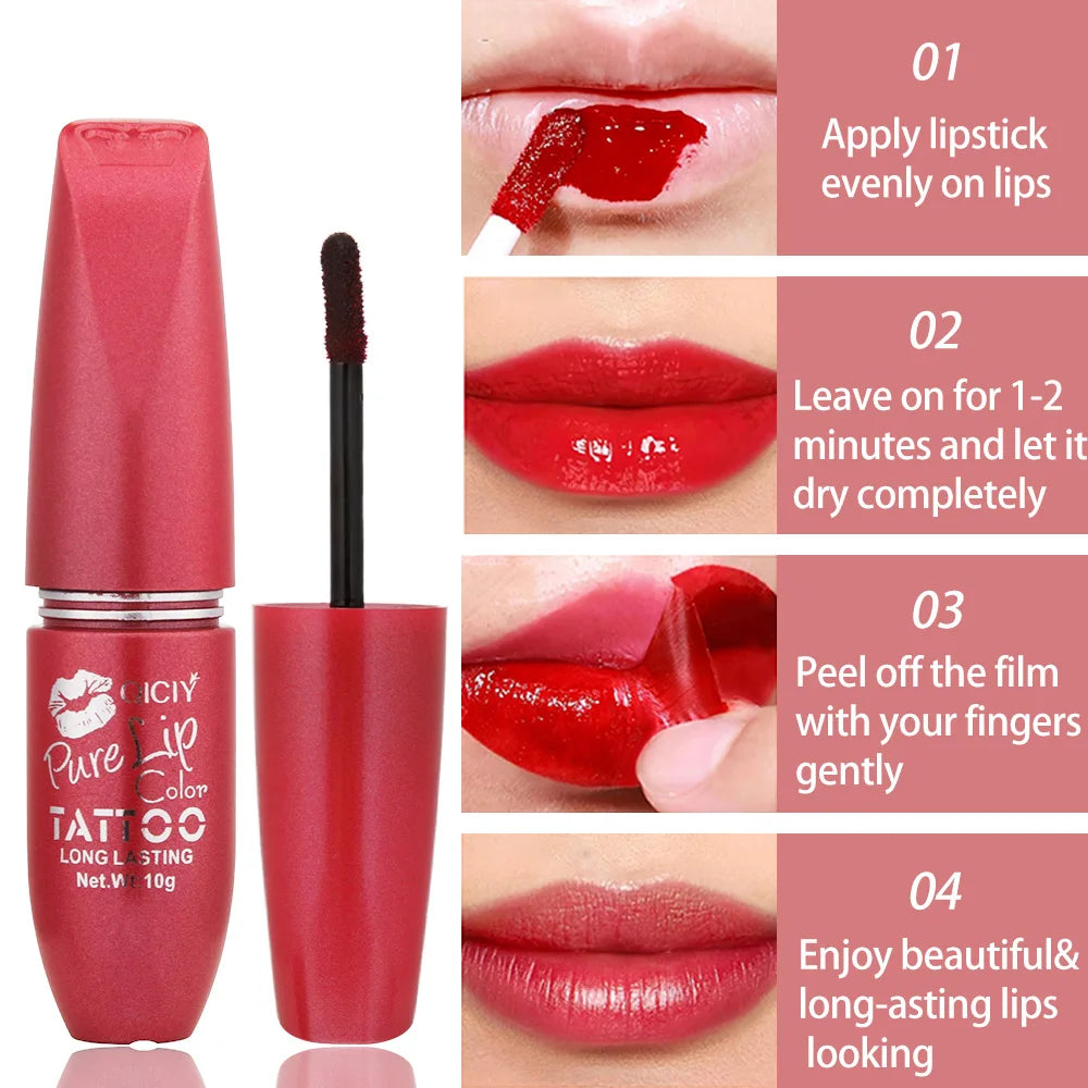 Peel-Off Long-Lasting Tattoo Lip Stain