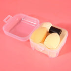 3-Piece Makeup Sponge Set with Storage Case