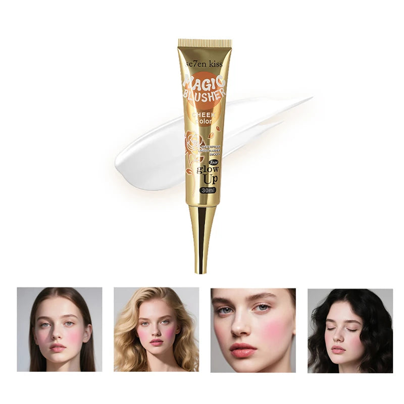 Waterproof Liquid Glow Blush for Radiant Cheeks
