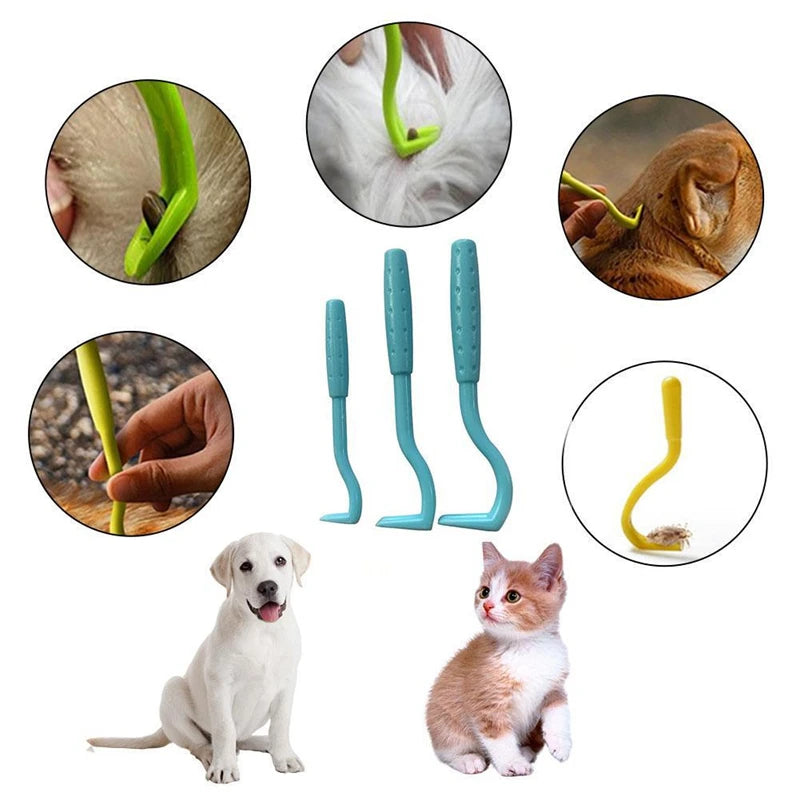Professional Tick and Flea Removal Tool Set for Pets