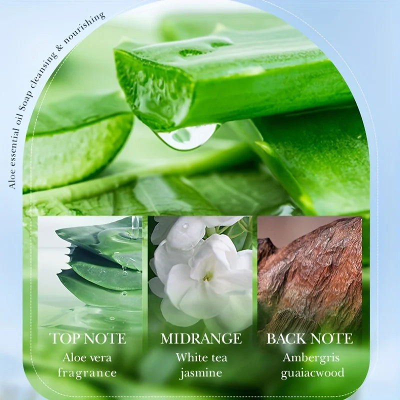 Aloe Vera Moisturizing Cleansing Bar for Face and Body