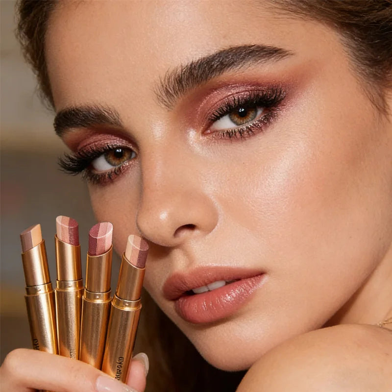 Three-Tone Gradient Eyeshadow Stick for Beginners