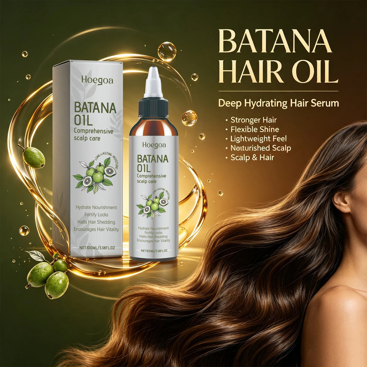 Batana Oil Nourishing Scalp and Hair Repair Serum
