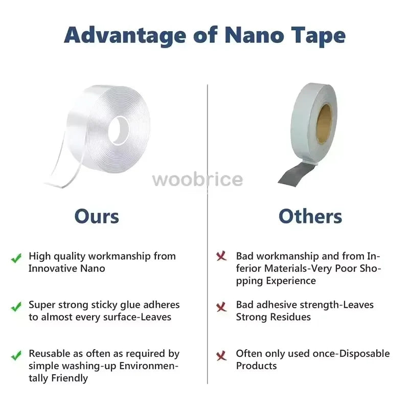 Heavy-Duty Multipurpose Nano Adhesive Tape - 4
