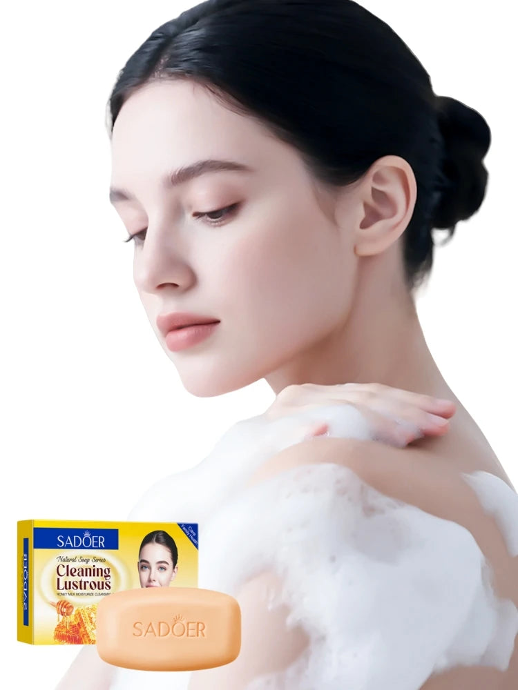 Honey and Milk Moisturizing Cleansing Bar for Smooth Skin - 7