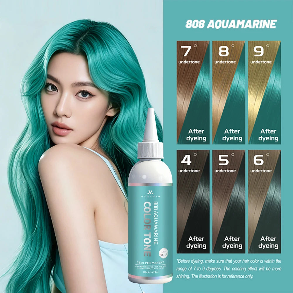 Semi-Permanent Plant-Based Hair Color Dye 200ml