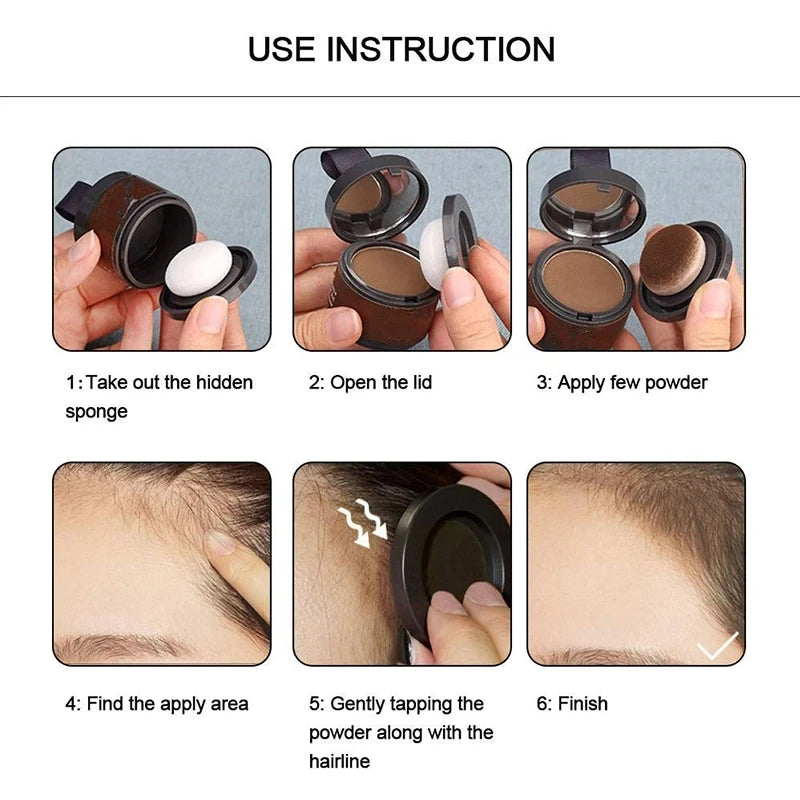 Instant Hairline Shadow Concealer Powder - 6