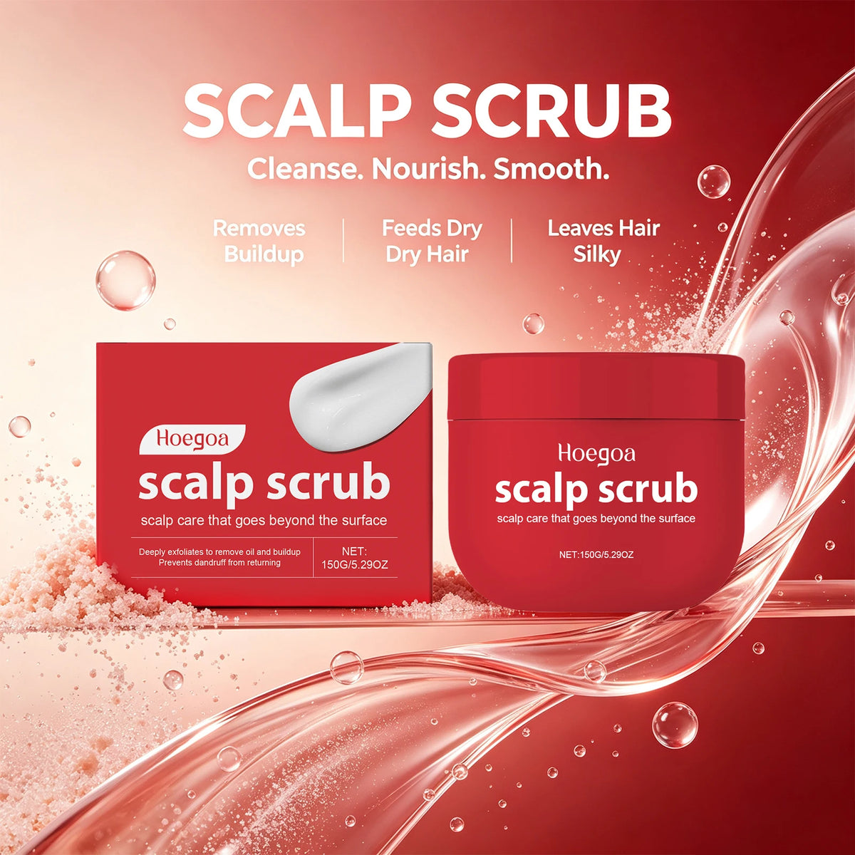 Deep Cleansing Scalp Exfoliating Scrub for Dandruff Relief