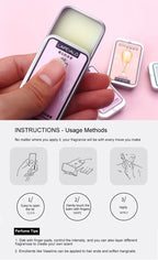 Long-Lasting Portable Solid Perfume Balm for Women