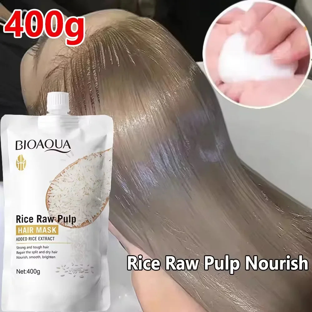 Deep Repairing Rice Hair Mask for Dry and Damaged Hair
