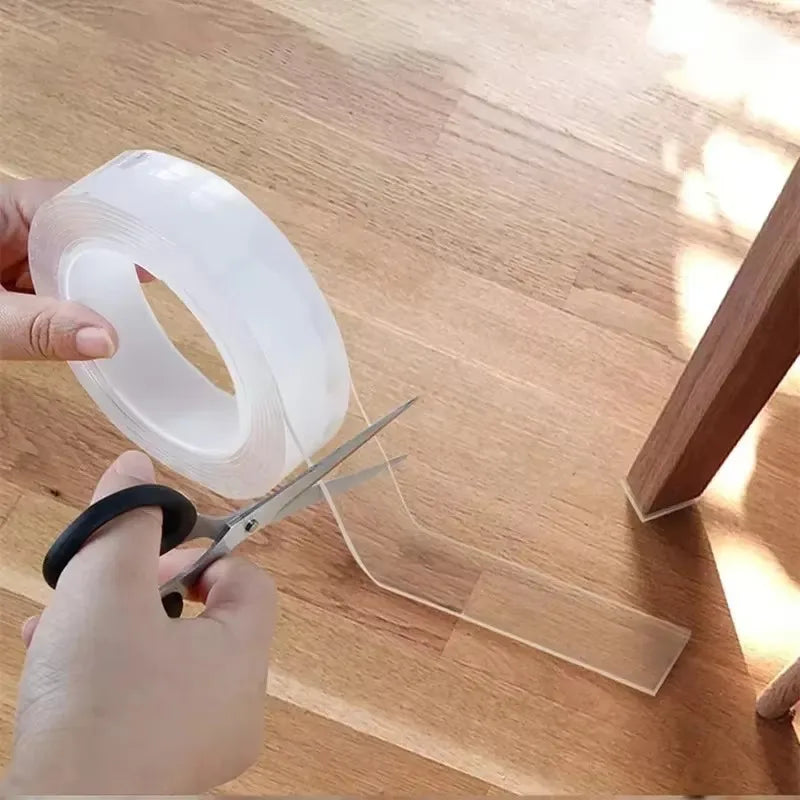 Reusable Transparent Double-Sided Nano Mounting Tape