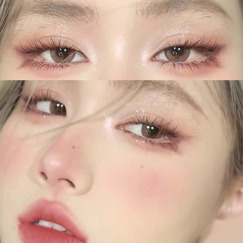 4-Color Earth Tone Eyeshadow Palette for Beginners