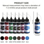 Long-Lasting Temporary Tattoo Ink Kit with Stencils
