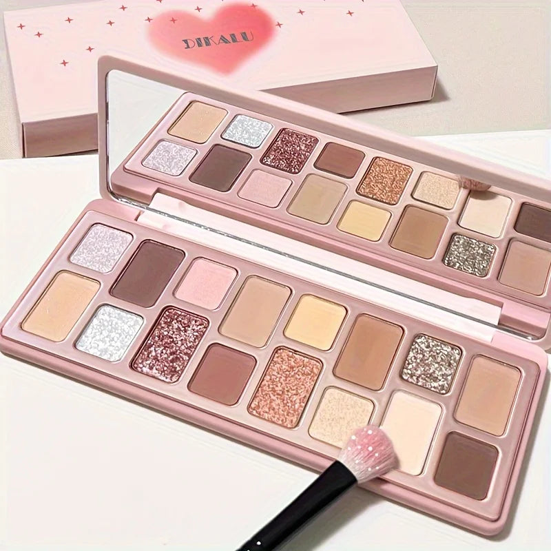 16-Color Versatile Eyeshadow Palette for Day and Evening Looks - 6
