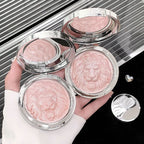 Lion Embossed Shimmer Highlighter Powder
