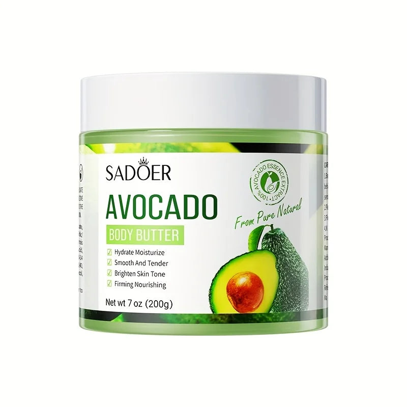 Avocado Nourishing Body Butter for Smooth Hydrated Skin