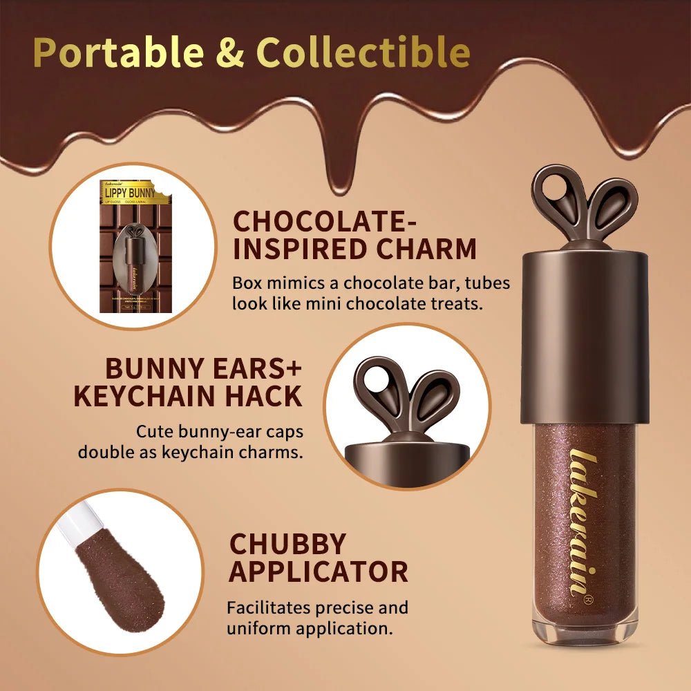 Moisturizing Chocolate Shimmer Lip Gloss - 6
