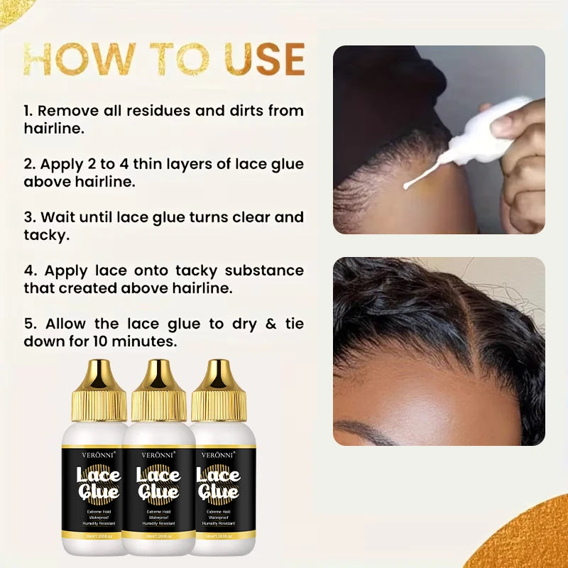 Waterproof Lace Wig Adhesive for Secure Invisible Hold - 8