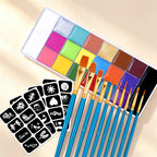 20-Color Professional Face and Body Paint Palette
