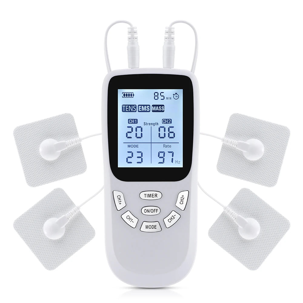 Portable TENS EMS Electric Muscle Stimulator Massager - 14