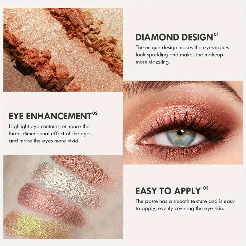 Shimmering Pearl Glitter Eyeshadow Single