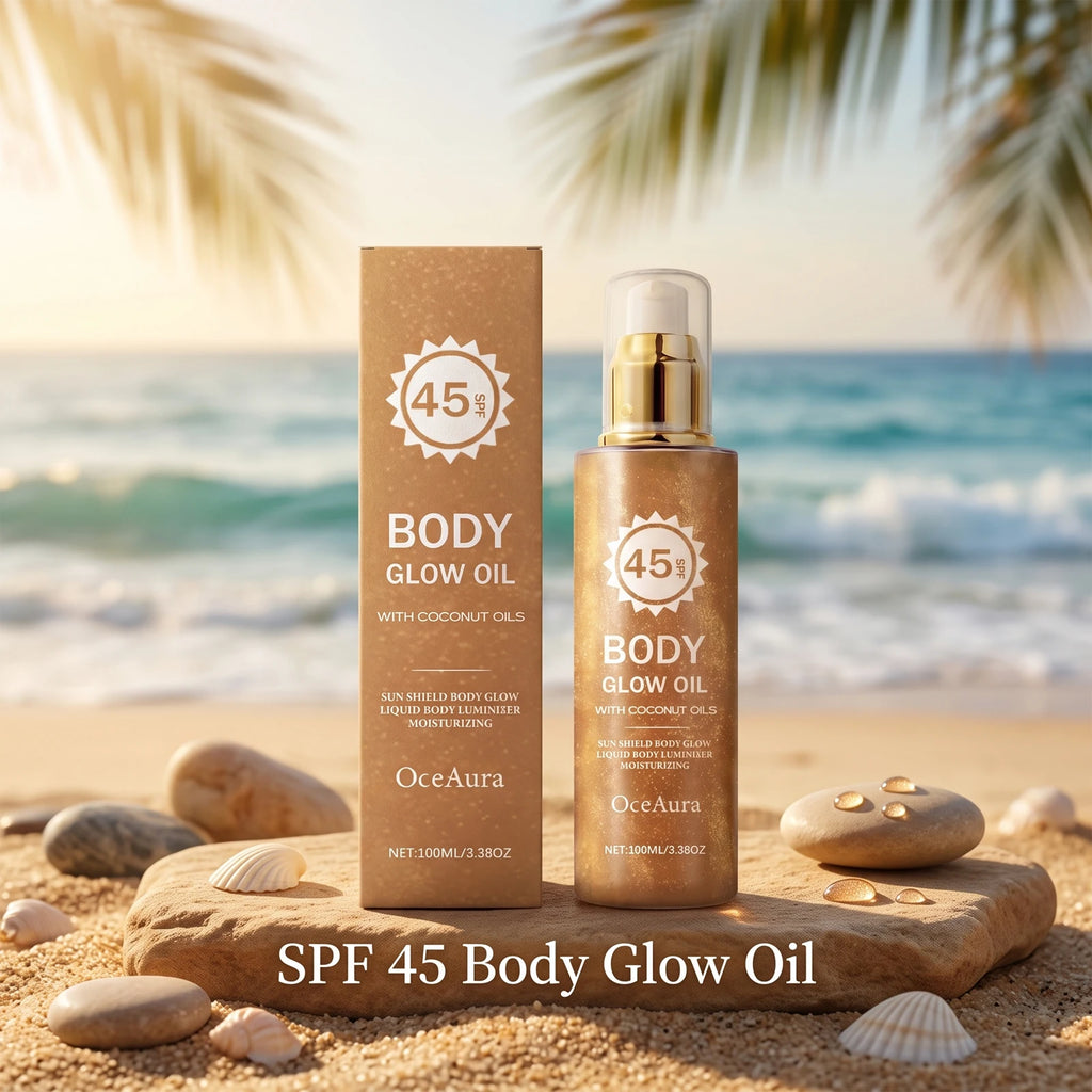 SPF 45 Shimmering Body Glow Oil