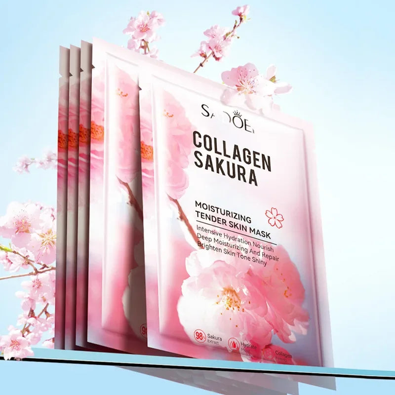 Hydrating Sakura Collagen Facial Sheet Mask