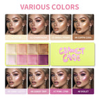 8-Color Cream Contour, Blush and Highlighter Palette
