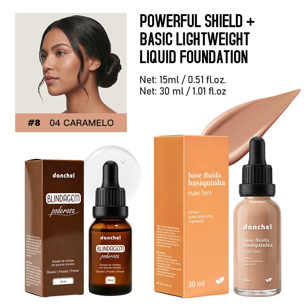 Waterproof Foundation and Primer Makeup Set