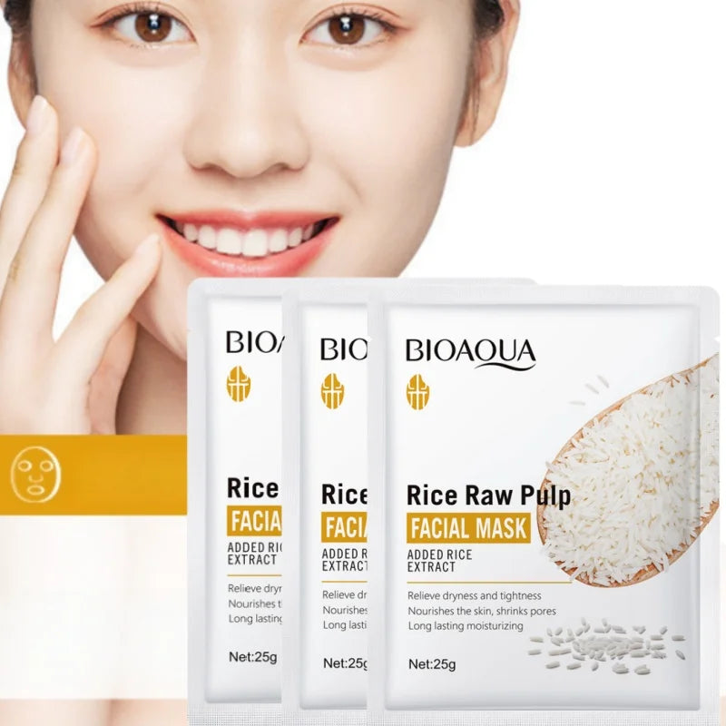 Hydrating Rice Extract Facial Sheet Mask