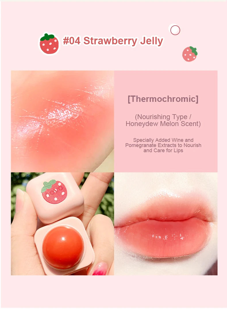 Color-Changing Pudding Moisturizing Lip Balm