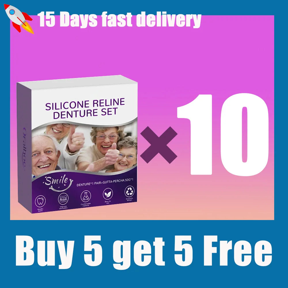 Comfort Fit Silicone Denture Reline Kit